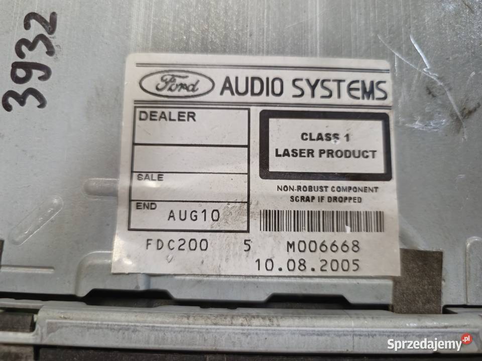 Radio fabryczne samochodowe Ford Dąbrowa Górnicza