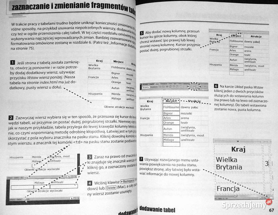 Dreamweaver CS3 Tworzenie stron internetowych lubelskie Chełm