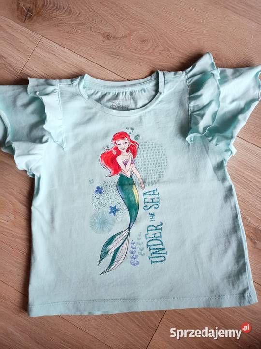 Tshirt koszulka dziewczęca turkusowa Ariel 110 Płock