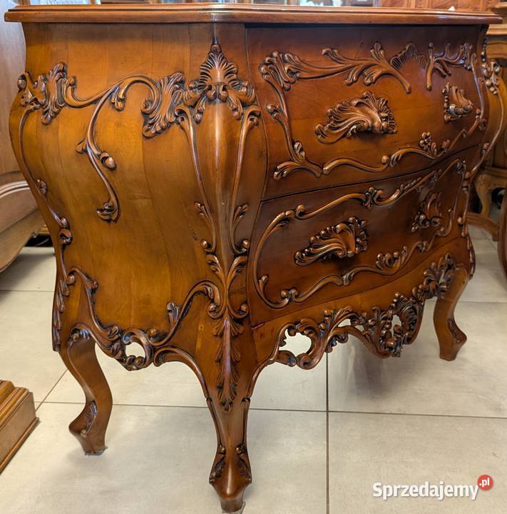 Wspaniała komoda neobarokowa orzech sklep śląskie Dąbrowa Górnicza