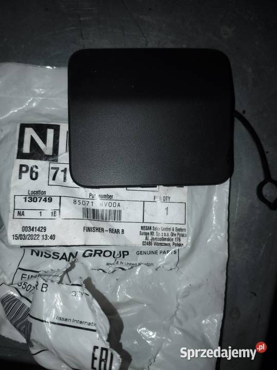 Kpl zaślepek haka Qashqai J11 lift 85071HV50A osobowe Brzesko