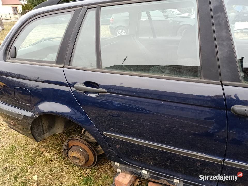 Drzwi tylne tył prawe BMW E46 2000 r dunkeblau Szczecin sprzedam