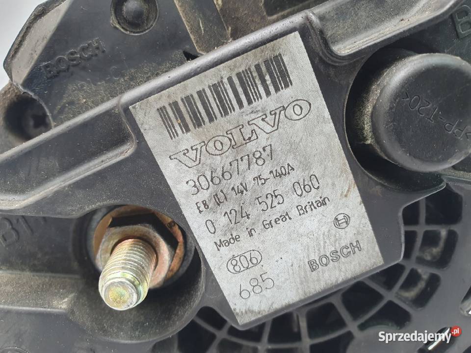 ALTERNATOR Volvo S80 II V70 III 24 D5 30667787 lubelskie Chełm