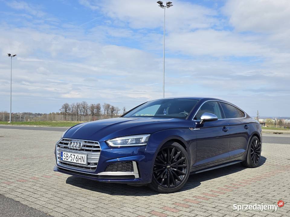 Audi A5 F5 Sportback B9 Quattro S-line 2017 3.0TDI Hak Scubablau Virtual Co