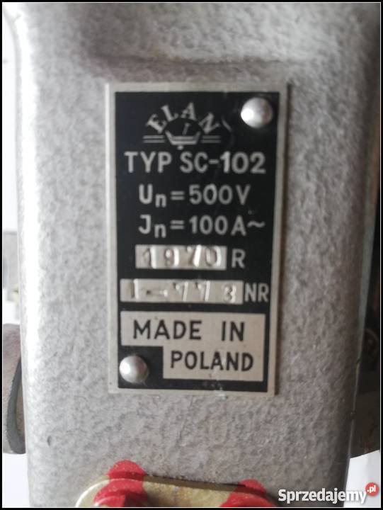 Stycznik SC 102 Moc AC3 U380V 28 kW Dąbrowa Górnicza sprzedam