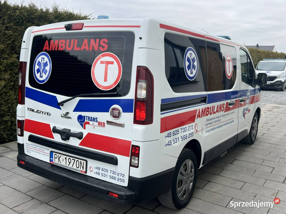 ambulansy Fiat Talento Fiat Talento 2019 Karetka wielkopolskie Gostyń