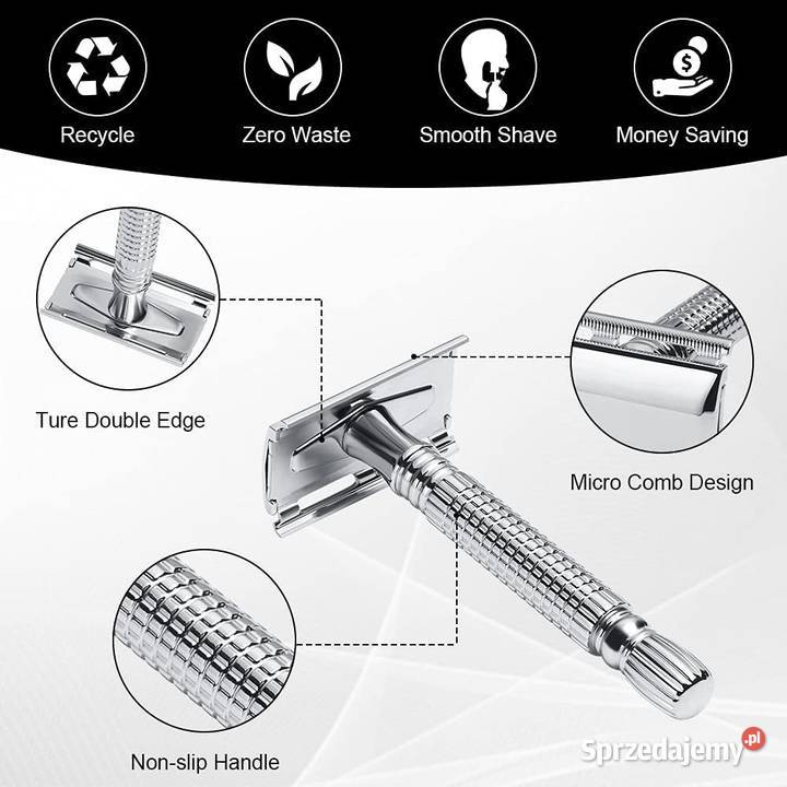 Maszynka do golenia męska Safety Razor stal Rzeszów