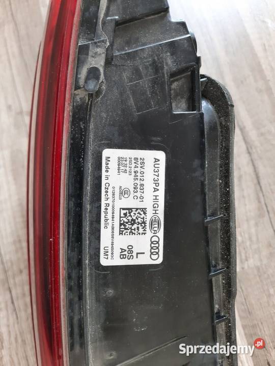 LAMPA TYLNA LEWA AUDI A3 8V 8V4945093C Świerzawa