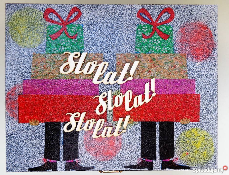 PREZENTY Drewniana ozdobna skrzyneczka na skarby Warszawa