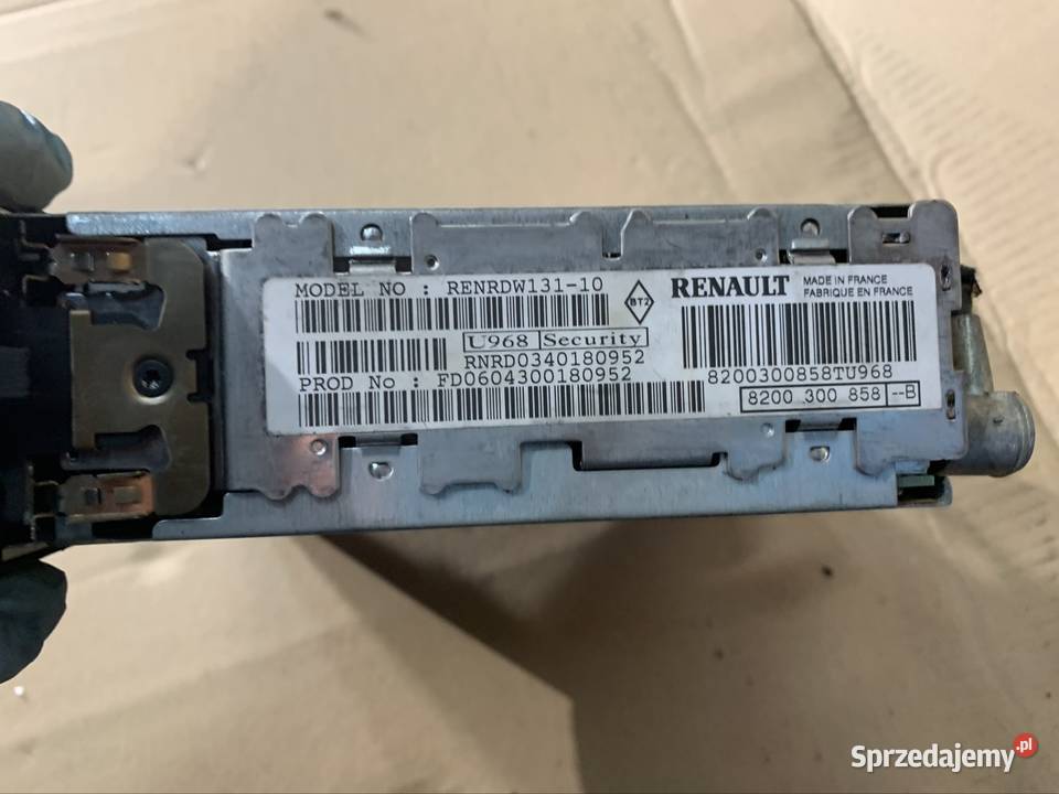 8200300858 radio fabryczne renault megane grand Szczecin
