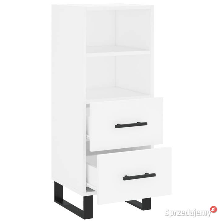 Szafka biała 345x34x90 materiał drewnopochodny