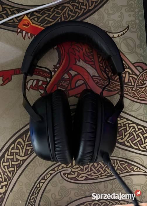 Bezprzewodowe słuchawki gamingowe HyperX Cloud Regulacja dźwięku na przewodzie Kraków