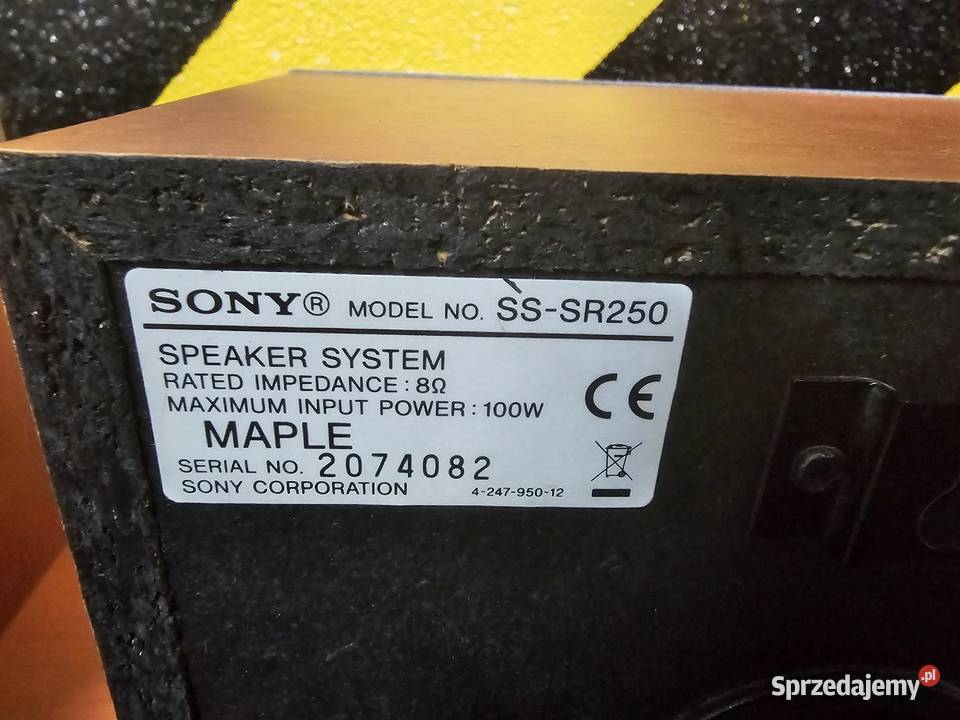 Zestaw kolumn Sony SSCN250 i 2x SSSR250 do kina Słuchawki i głośniki