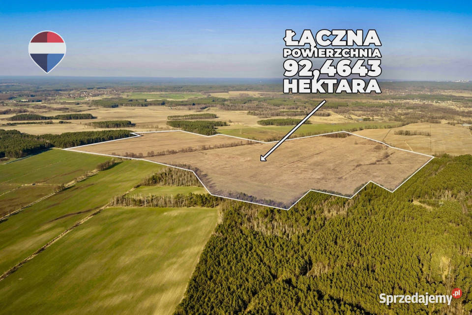 Działka rolna na sprzedaż aż 925 ha Koźla