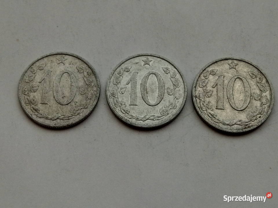 3 monety 10 hależy 1962r Dąbrowa Górnicza sprzedam