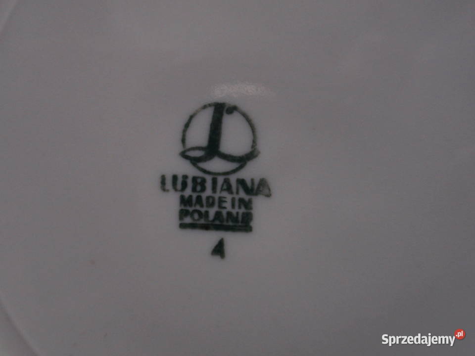 Talerz porcelana Lubiana Łódź sprzedam