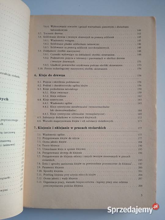 Technologia Stolarstwo cz 2 W Prządka J Szczuka