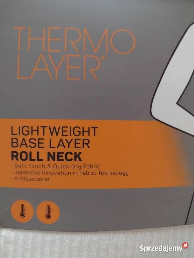 4244 Termoaktywny cienki golf z Londynu NOWY Kraków