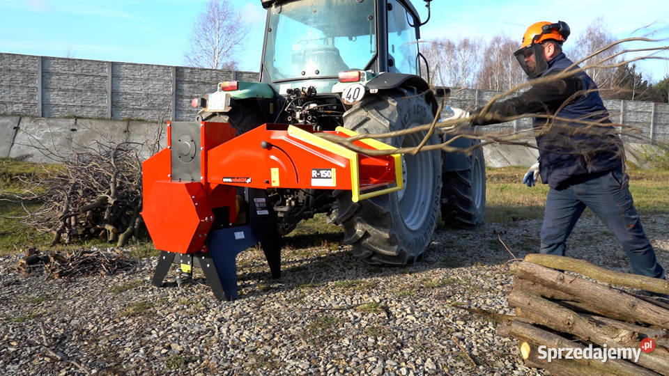 Rębak walcowy REMET R-150 == rębak do drewna gałęzi odpadów = dostawaGRATIS
