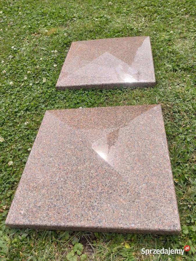 Pokrywa słupek okolnik czapka Granit daszek opolskie