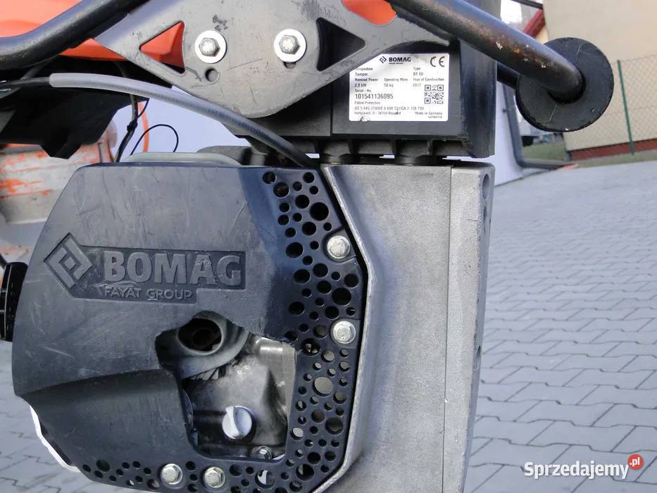 Skoczek stopa zagęszczarka gruntu BOMAG BT 60 Pozostałe Łętownia sprzedam