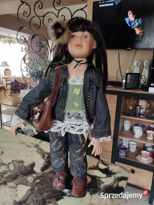 sygnowana lalka porcelanowa 60 lubuskie Gorzów Wielkopolski sprzedam