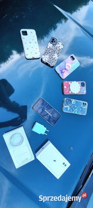 Ogromny Zestaw iPhone 11 64GB 6 Etui Pudełko i