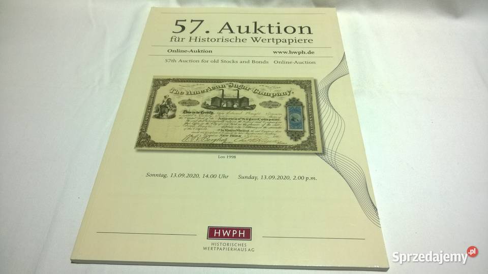 katalog aukcyjny papierów wartościowych 57 Warszawa