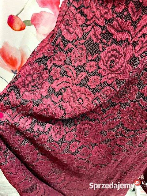 ax paris sukienka elegancka koronkowa bordo nowa Choszczno sprzedam