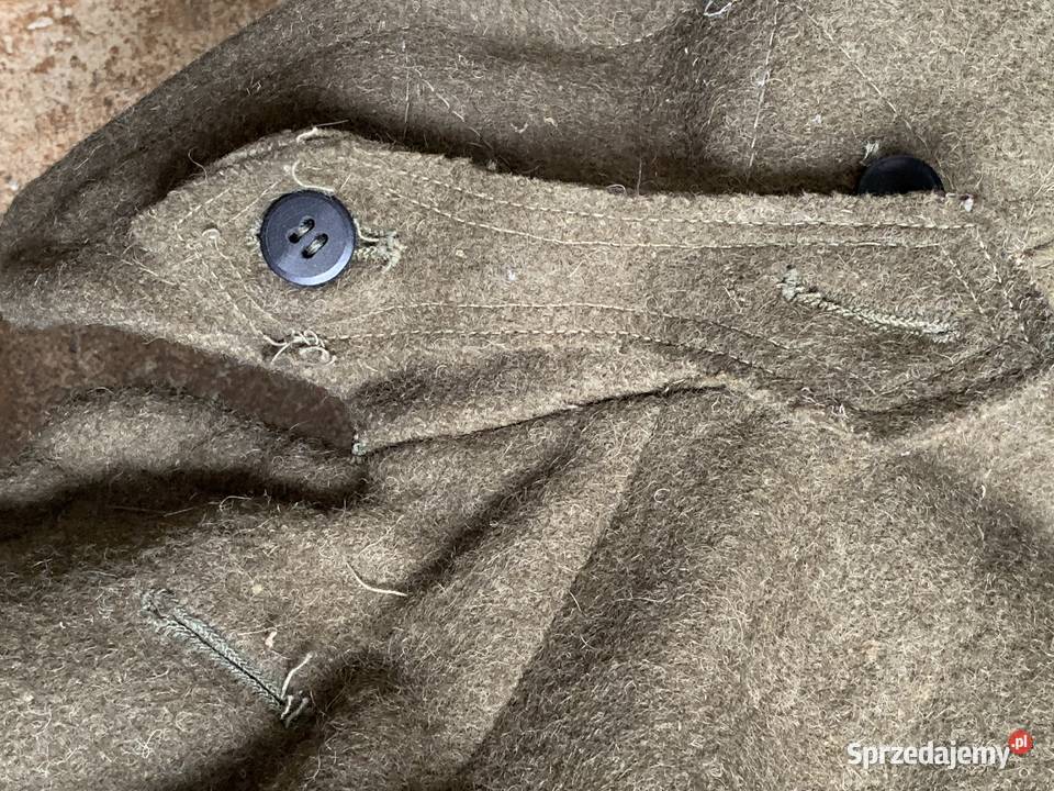 Wojskowy płaszcz sukienny wz 48 oryginał małopolskie Bochnia sprzedam