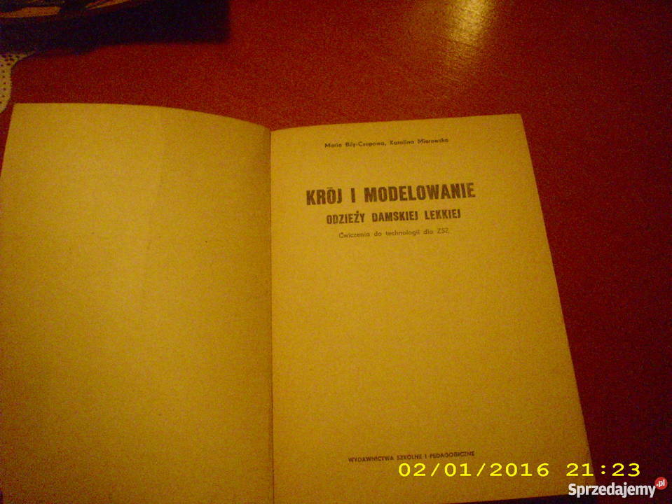 Krój i modelowanie odzieży damskiej Goleniów sprzedam