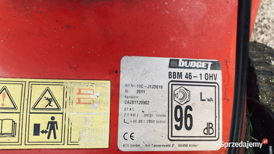 DOBRA KOSIARKA SPALINOWA BUDGET BBM 461 OHV