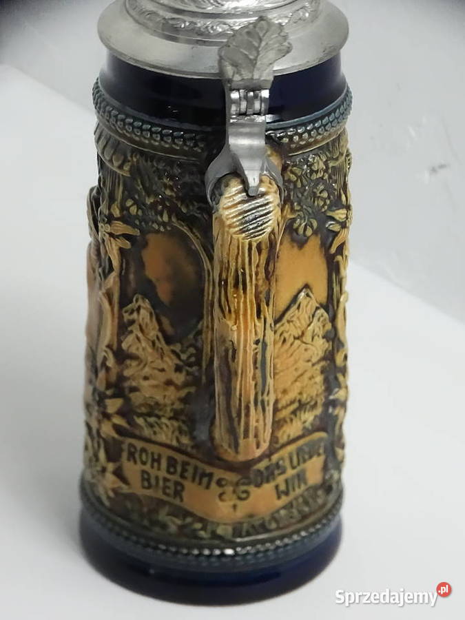 Oryginalny Kufel GERZ West Germany 24 Ceramika i Biłgoraj