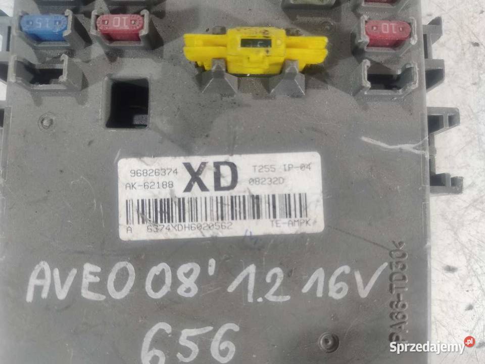 SKRZYNKA BEZPIECZNIKÓW CHEVROLET AVEO T250 0711R