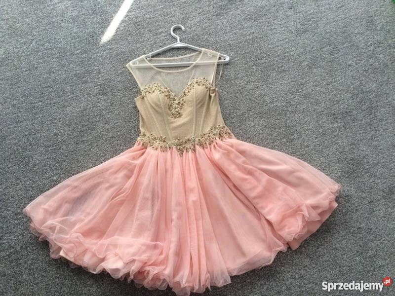 Piękna sukienka na wesele studniówkę Gniezno
