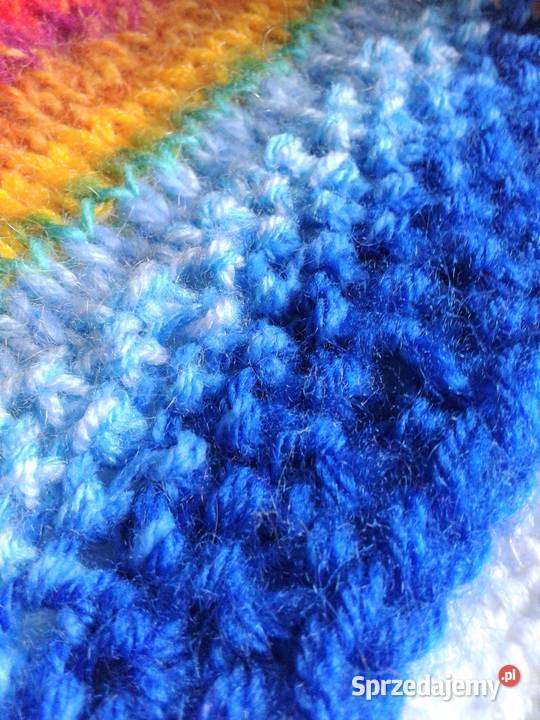 Chusta robiona na drutach Mexico 4