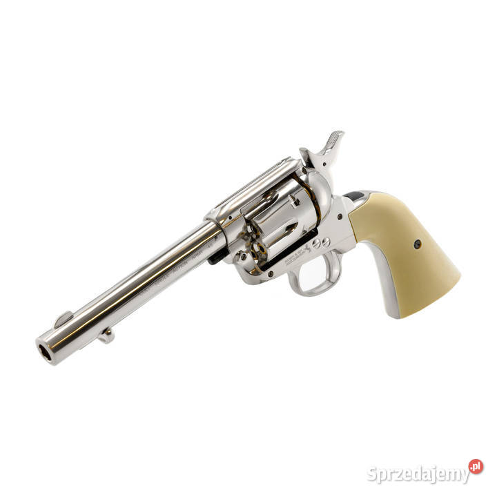 Rewolwer wiatrówka Colt SAA 45 nikiel 45 mm BB Warszawa