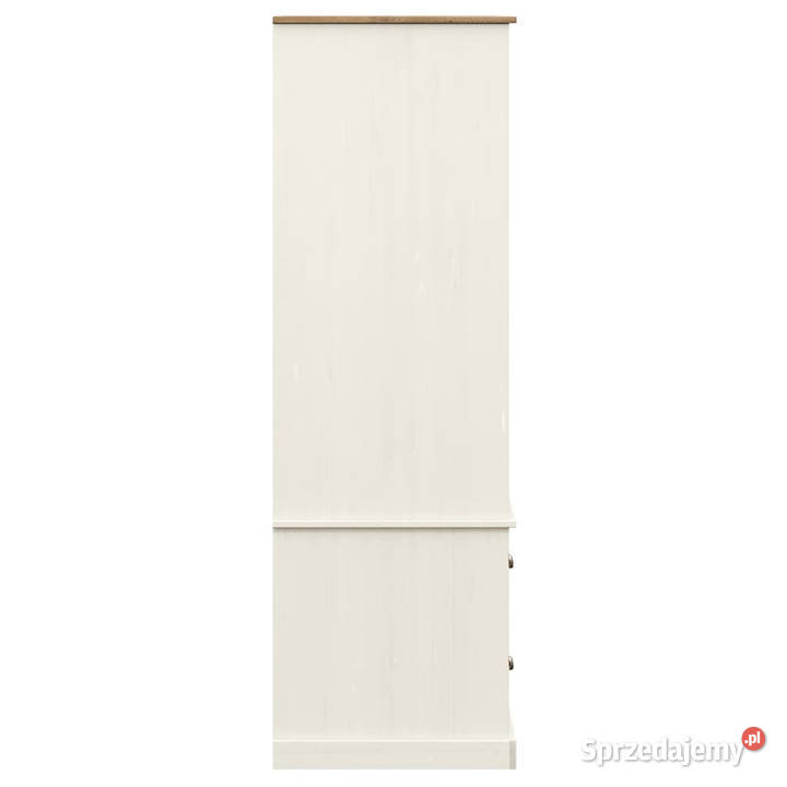 Szafa VIGO biała 90x55x176 lite drewno sosnowe Warszawa