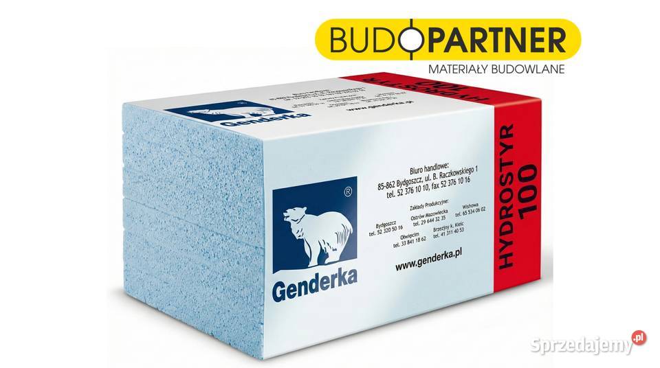 Styropian fundamentowy wodoodporny Genderka Legnica sprzedam