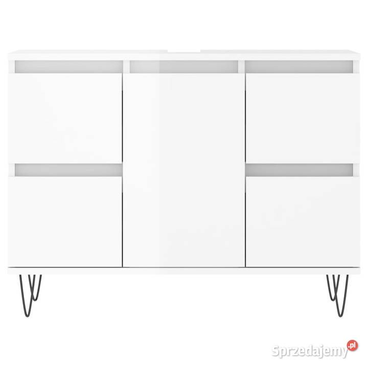 Szafka łazienkowa biała z połyskiem 80x33x60 mazowieckie Warszawa sprzedam