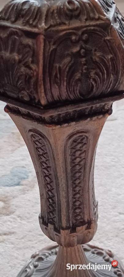 kolekcjonerskie dwa kandelabry kielichy puchary Poznań