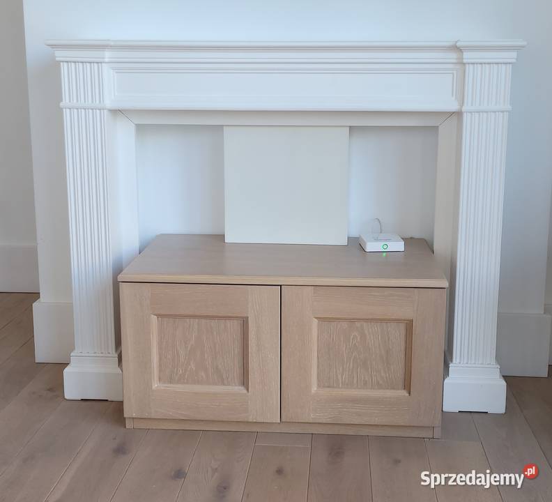 Szafka RTV fronty dąb bielony mazowieckie