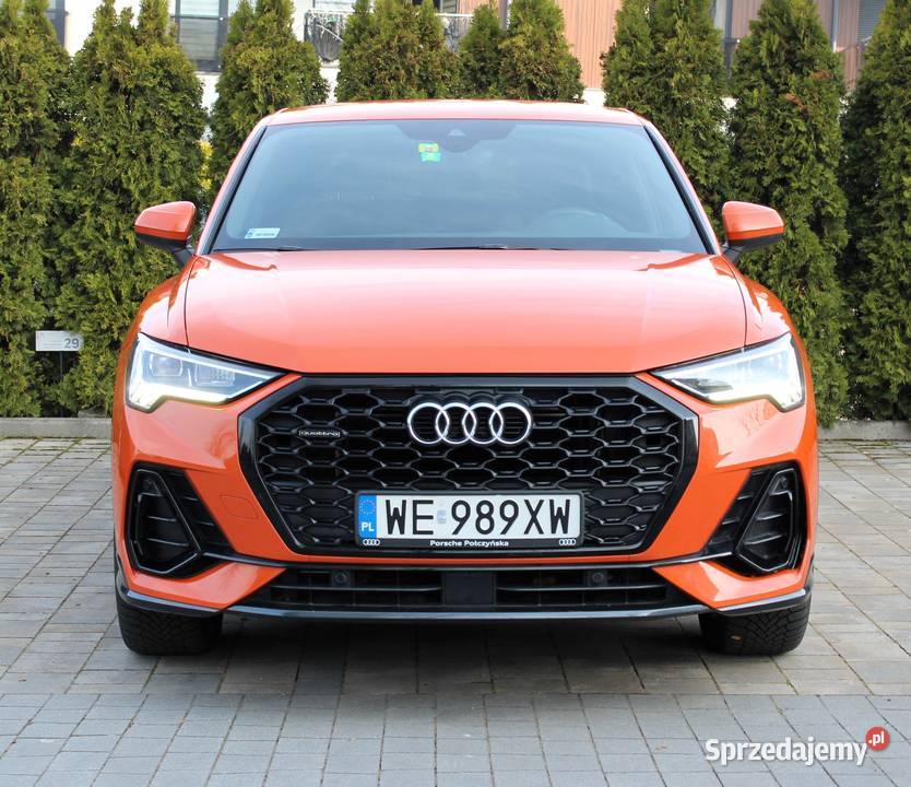 Audi Q3 Sportback Quattro 230 salon Polska I śląskie Gliwice
