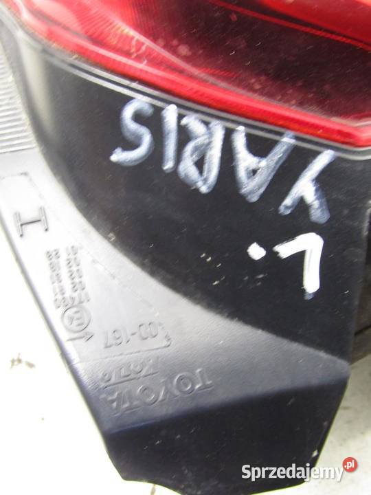 LAMPA TYLNA LEWY TYŁ TOYOTA YARIS III LIFT osobowe