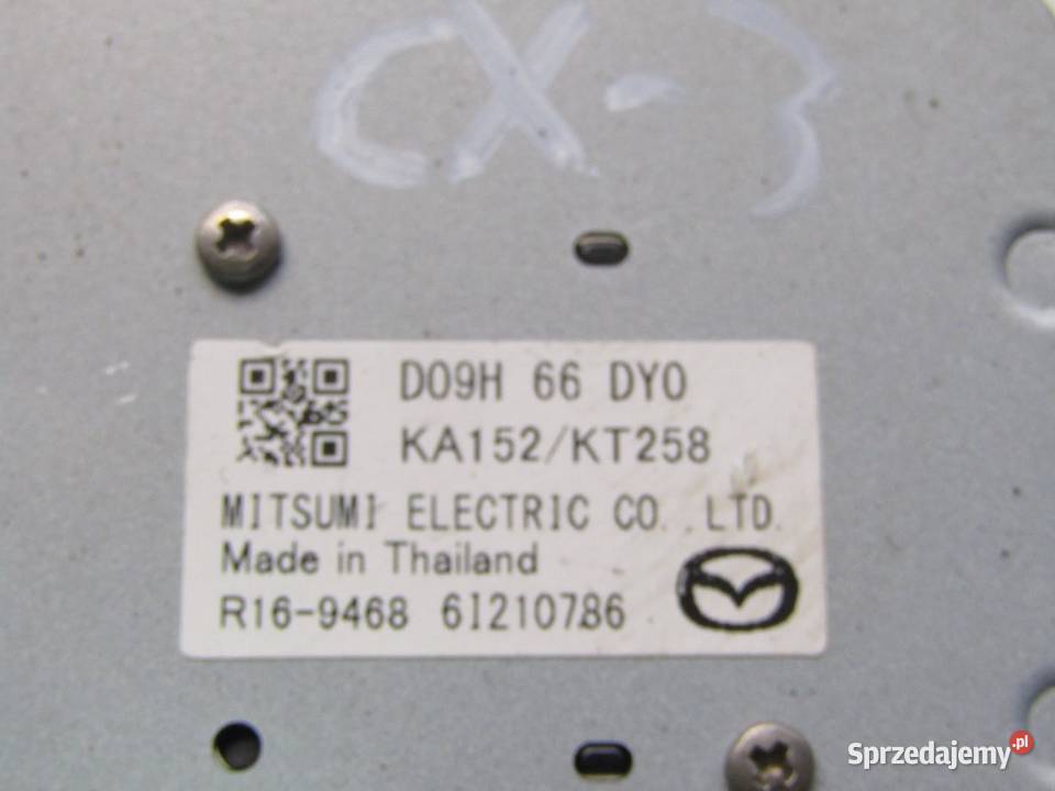 MODUŁ ANTENY GPS MAZDA CX3 CX3 D09H66DY0 osobowe