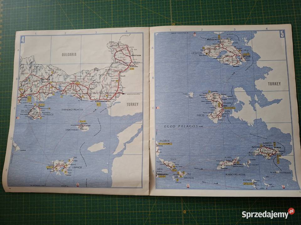 Greece Grece Gricheland maps cartes landkarten Kraków