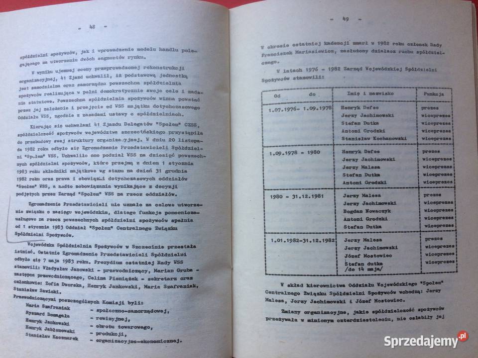 3282 40 Lat Spółdziel Spożywców Na Pomorzu