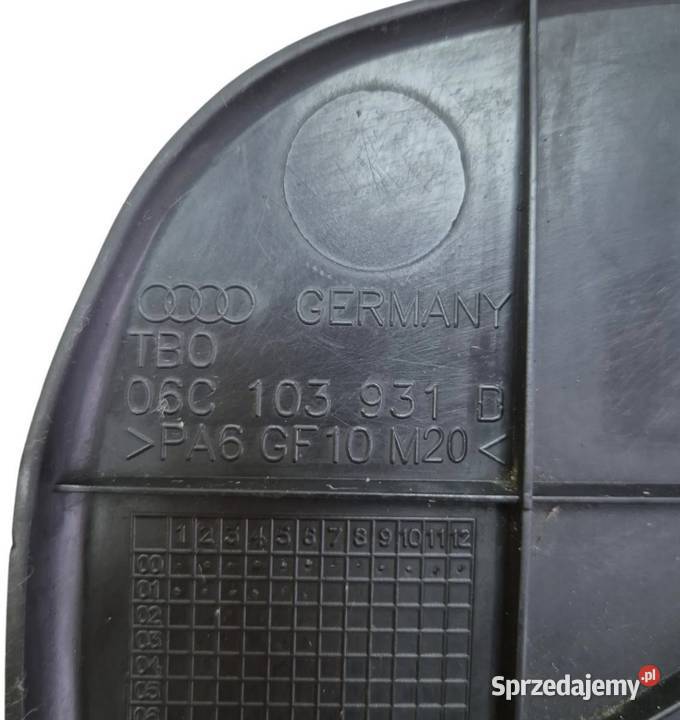 GÓRNA OSŁONA SILNIKA 30 B AUDI A4 B6 AUDI A6 C5 Działoszyce