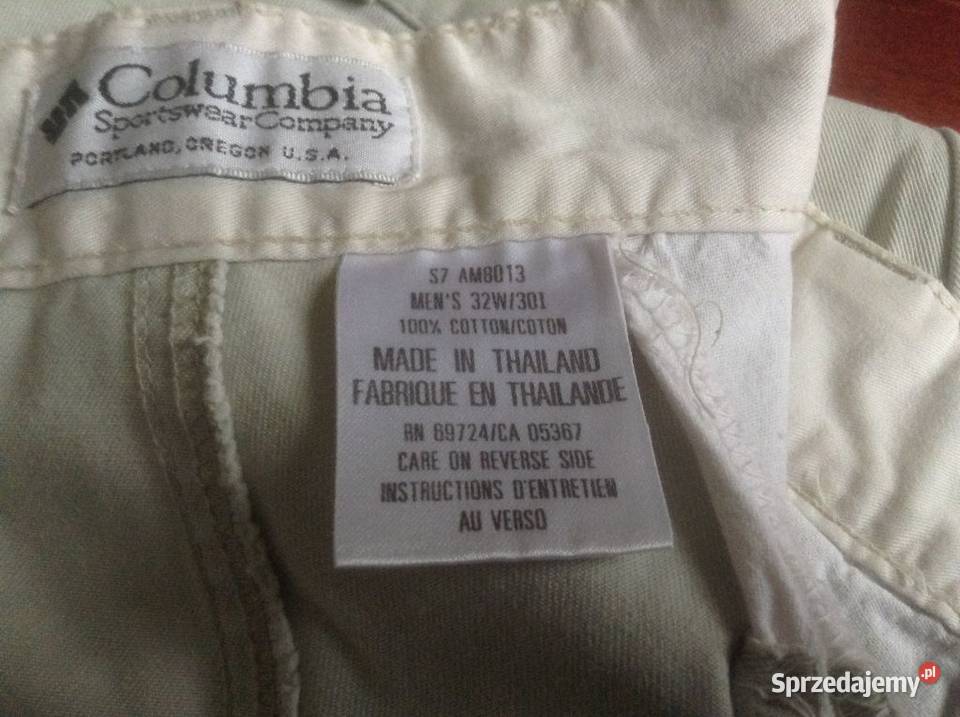 Spodnie męskie 100 baw W32L30 COLUMBIA