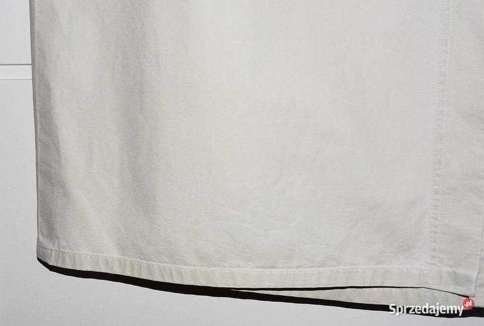 Spódnica wiosennoletnia bawełniana beżowa z Ołówkowa